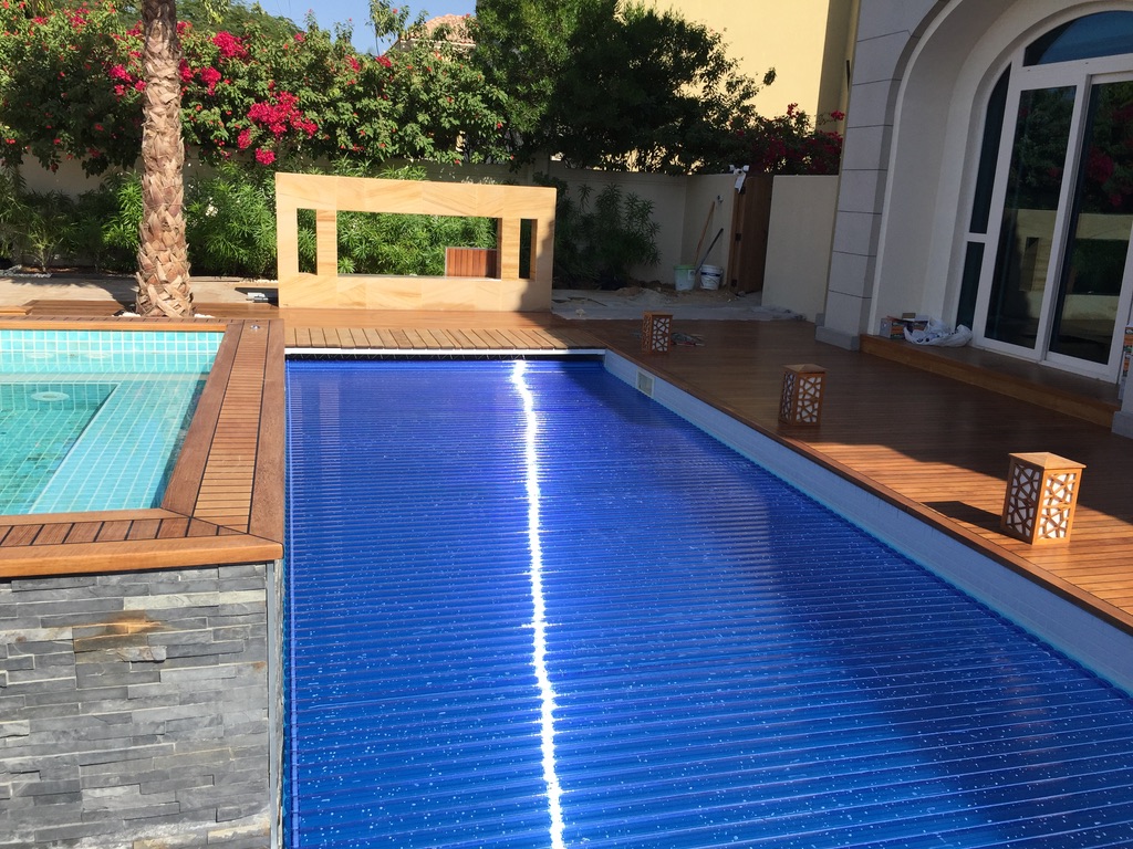 Automatic Pool Cover System | Victory Heights Dubai