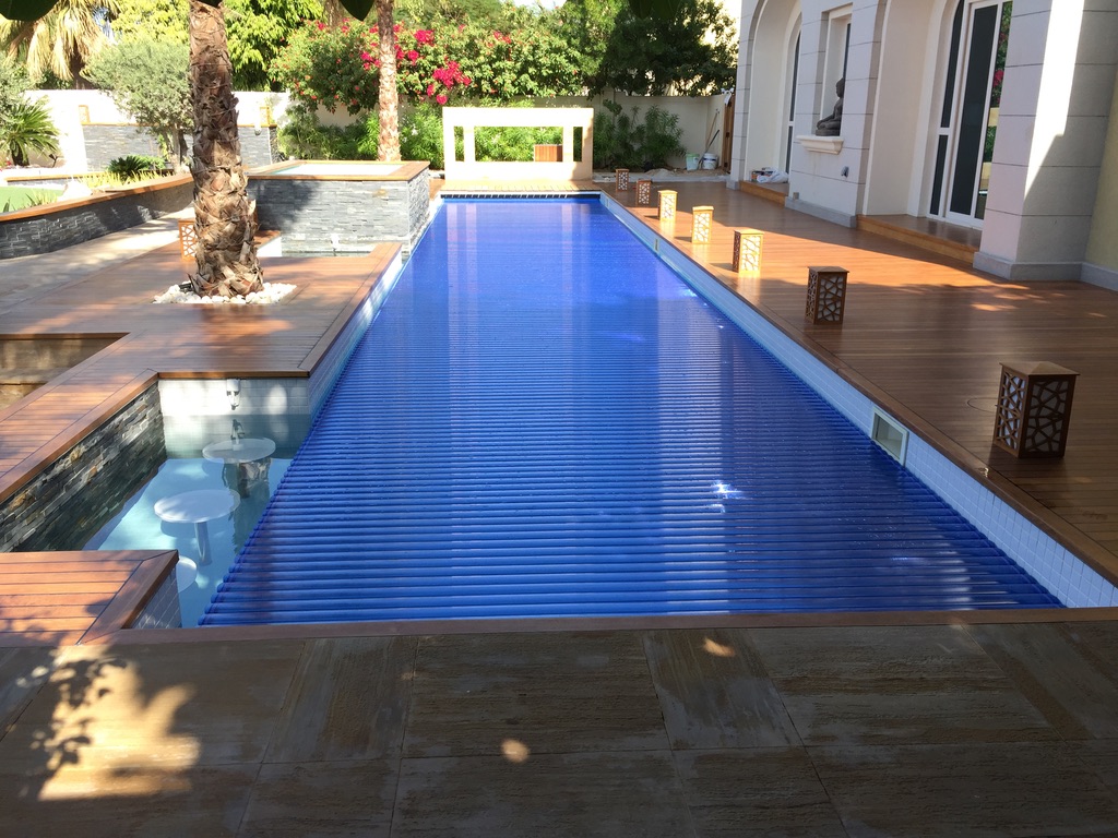 Automatic Pool Cover System | Victory Heights Dubai