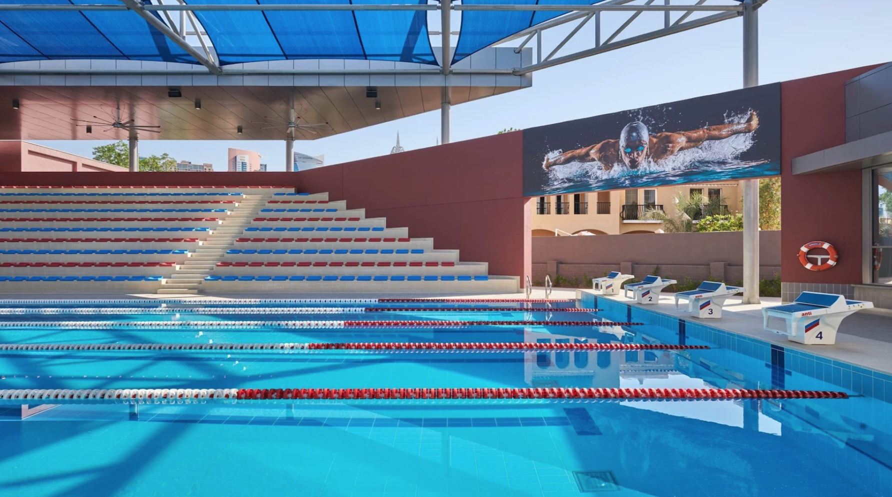 Semi-Olympic Overflow Swimming Pool | Dubai College Jumeirah Dubai
