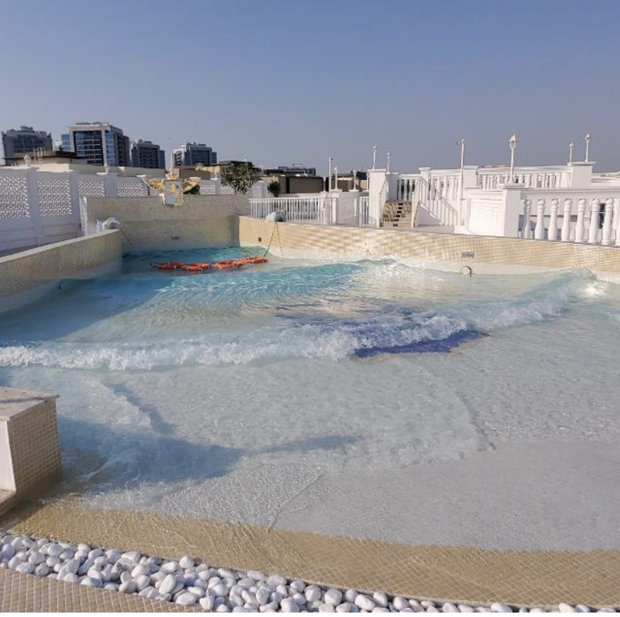 Commercial Rooftop Wave Pool | Vincitore Boulevard Arjan Dubai