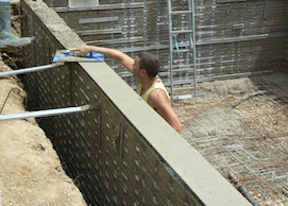 swimming pool construction execution