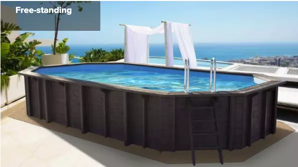 Free Standing Above Ground Pool