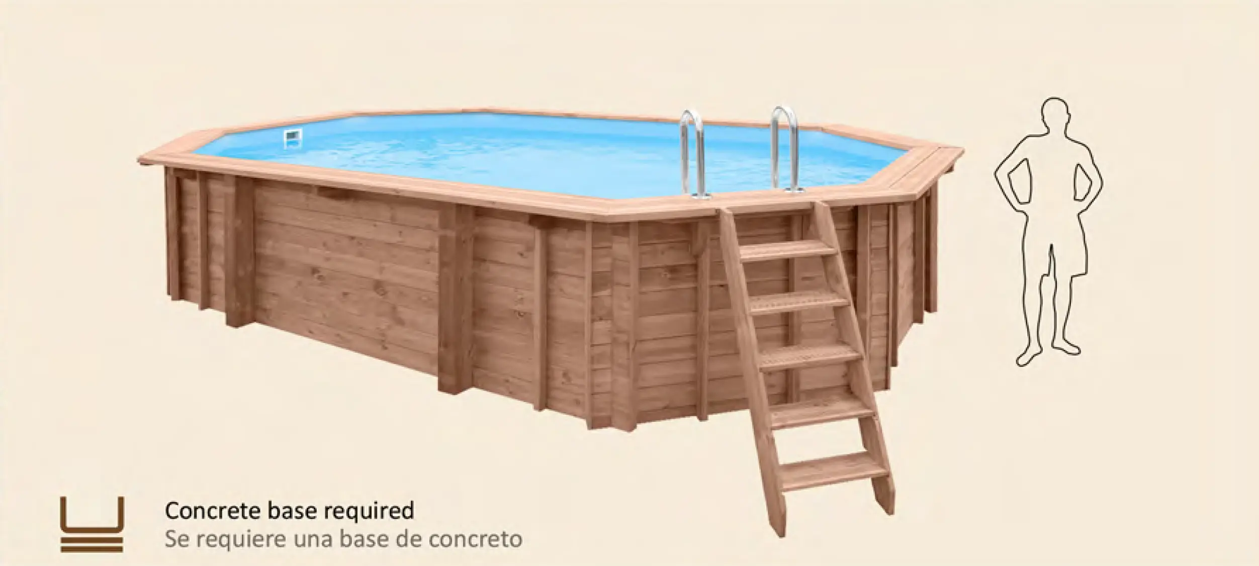 above ground pool Sea Breeze size