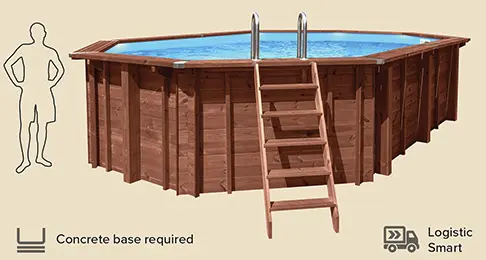 above ground pool Capri size